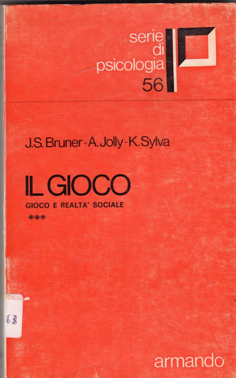 Il gioco. Gioco e realtà sociale volume terzo | Immagine principale