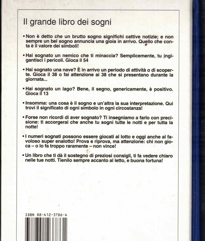 Il grande libro dei sogni