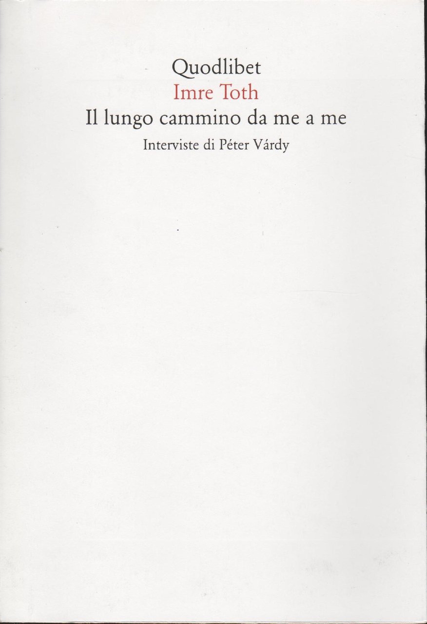 Il lungo cammino da me a me : interviste di …