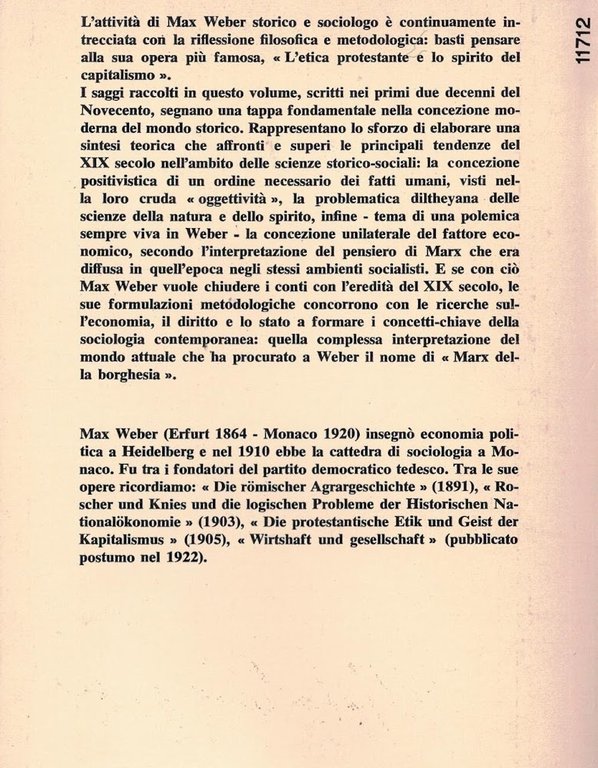 Il metodo delle scienze storico-sociali