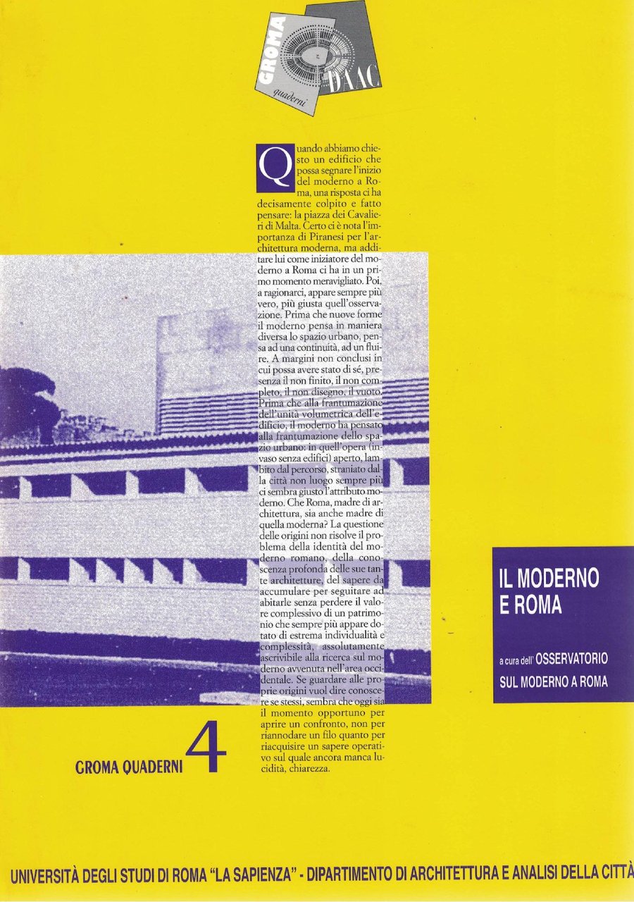Il moderno e Roma