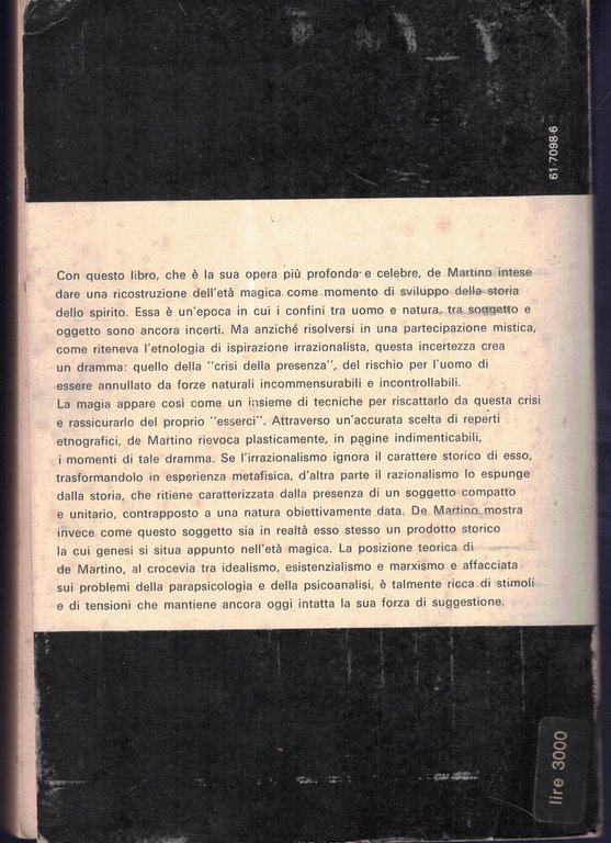 Il mondo magico : prolegomeni a una storia del magismo