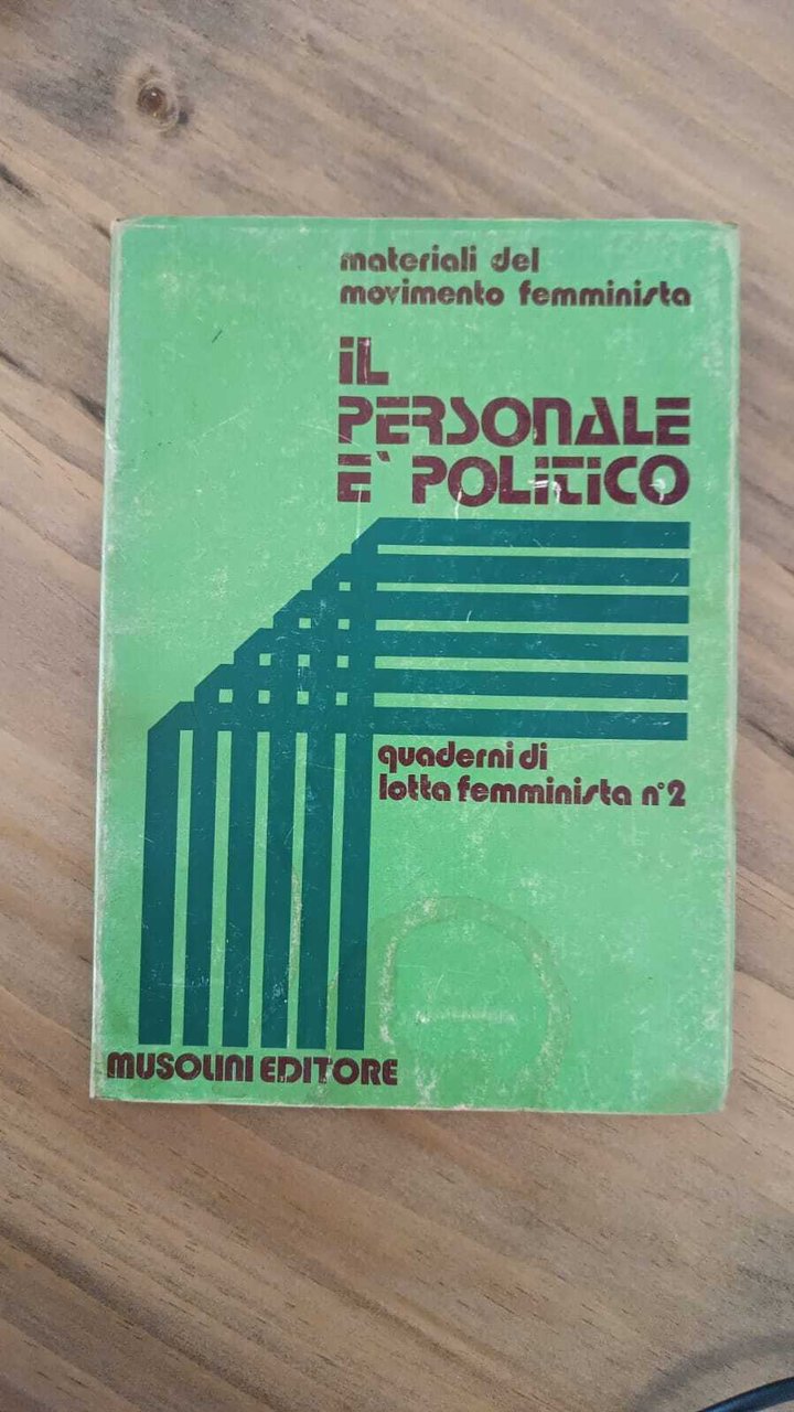 Il personale è politico , materiali del movimento femminista , …