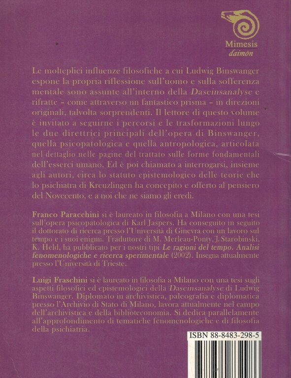 Il prisma Binswanger. Lo psichiatra che amava i filosofi