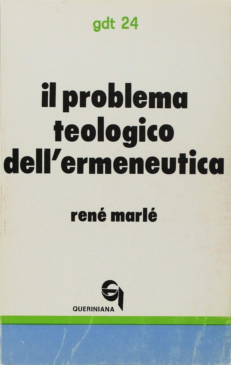Il problema teologico dell'ermeneutica