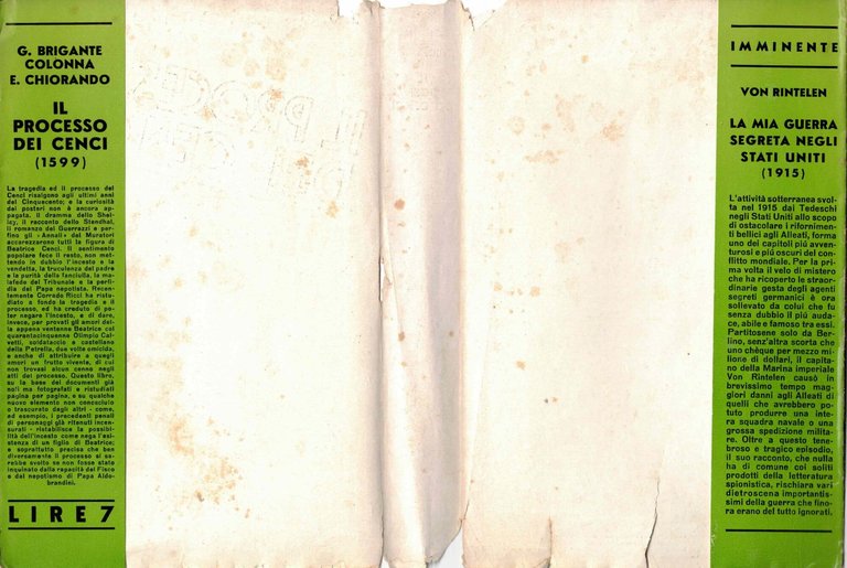 IL PROCESSO DEI CENCI 1599GUSTAVO BRIGANTE COLONNA,EMILIO CHIORANDO | Immagine Gallery 2