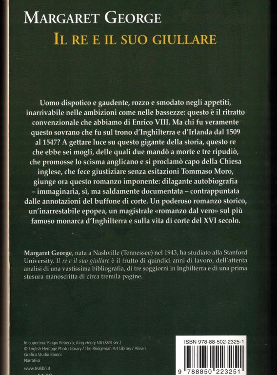 Il re e il suo giullare. L'autobiografia di Enrico VIII … | Immagine Gallery 2