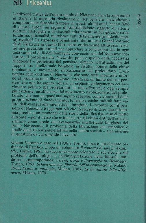 Il soggetto e la maschera. Nietzsche e il problema della …