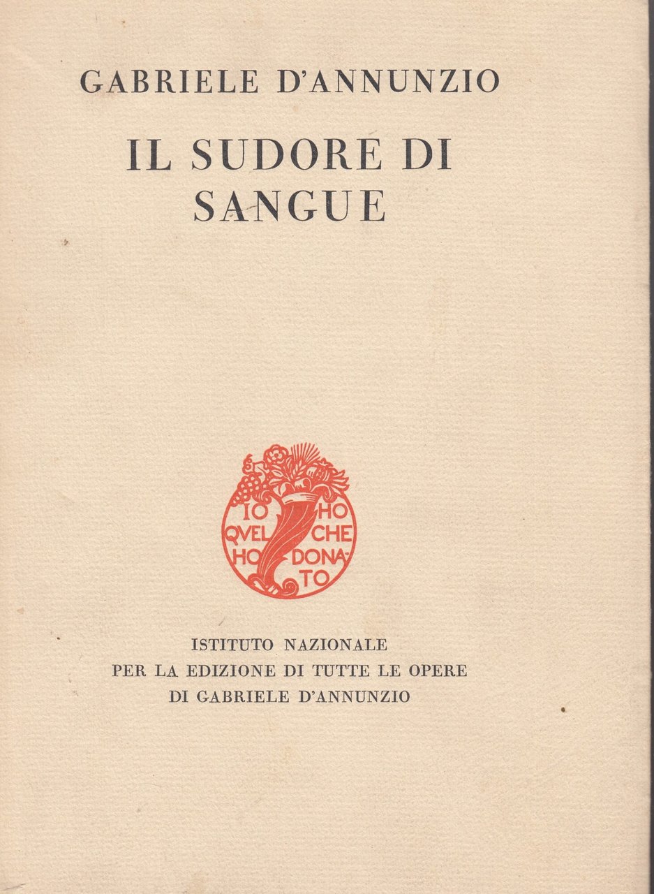 Il sudore di sangue