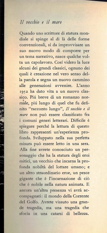 Il vecchio e il mare