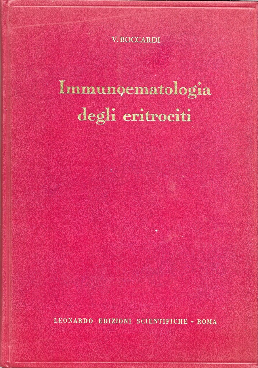 IMMUNOEMATOLOGIA