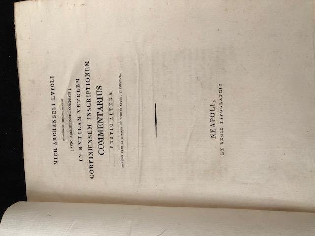 In mutilam veterem corfiniensem inscriptionem. Commentarius. Editio altera