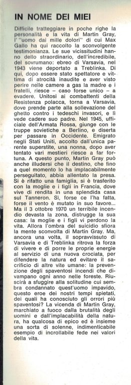 In nome dei miei