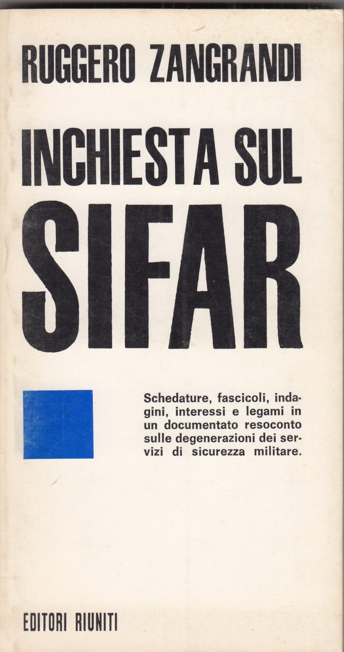 INCHIESTA SUL SIFAR