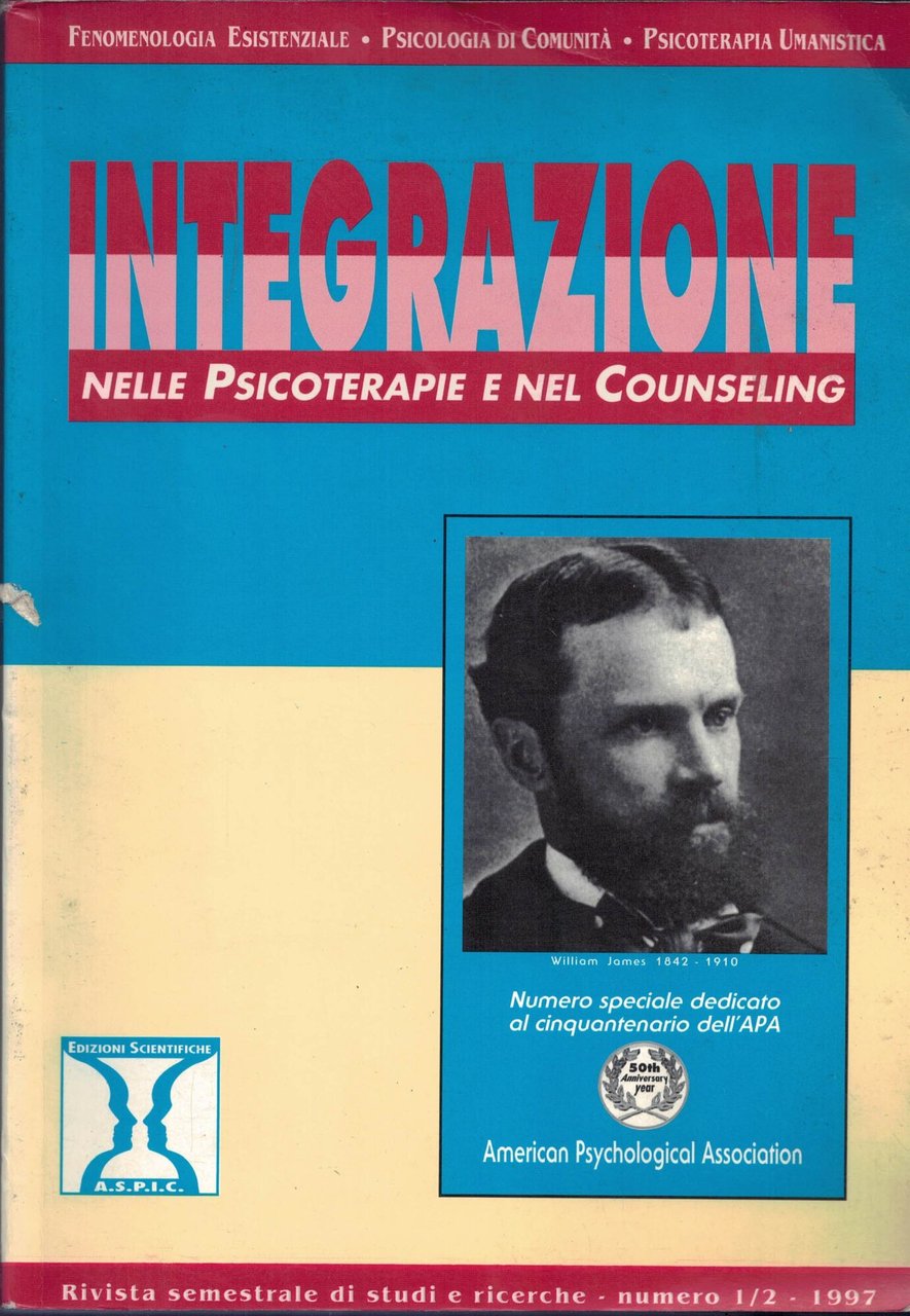 Integrazione nelle psicoterapie e nel counseling numero 1/2
