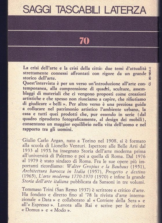 Intervista sulla fabbrica dell'arte A cura di Tommaso Trini (stampa … | Immagine Gallery 2
