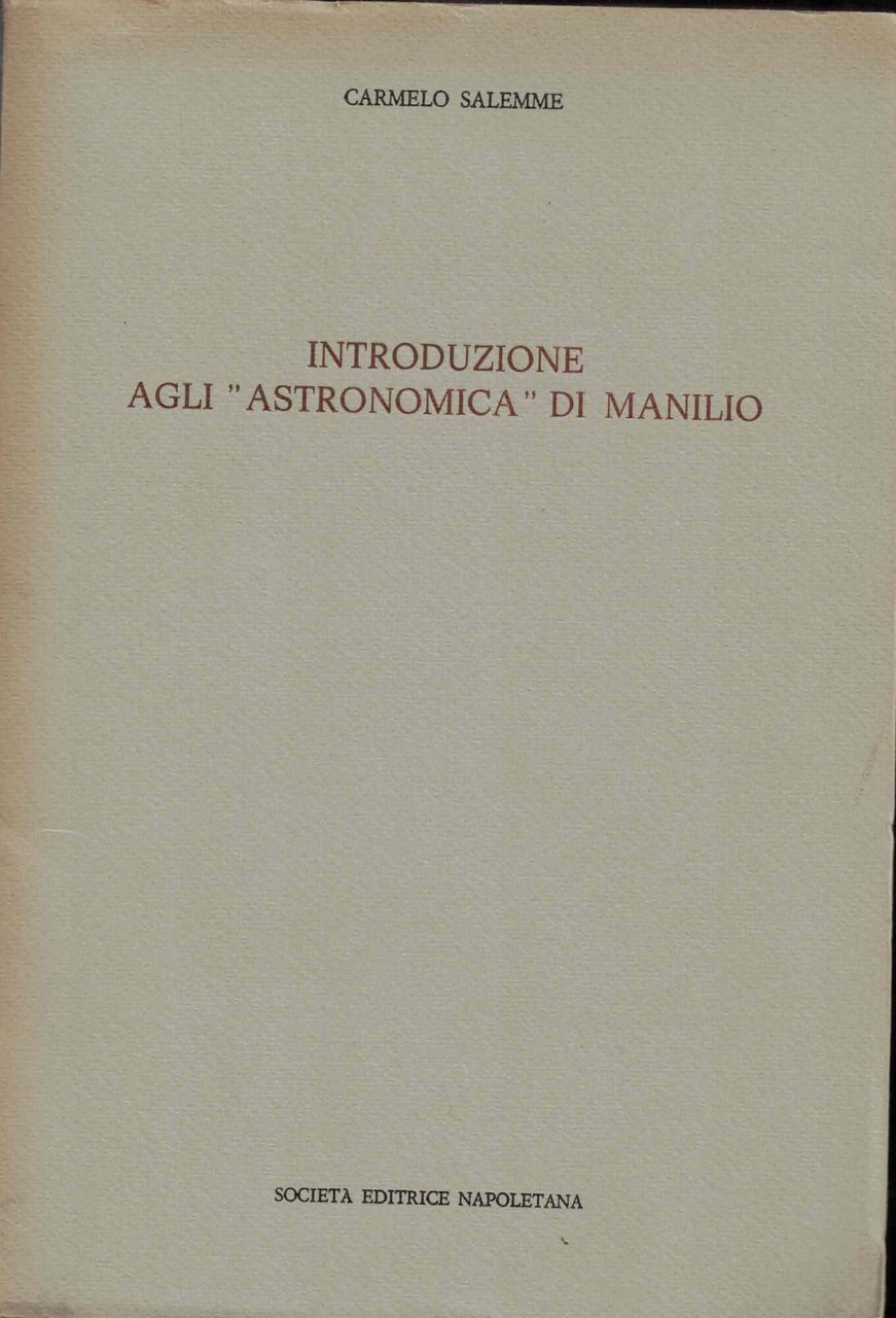 Introduzione agli "astronomica" di Manilio | Immagine principale
