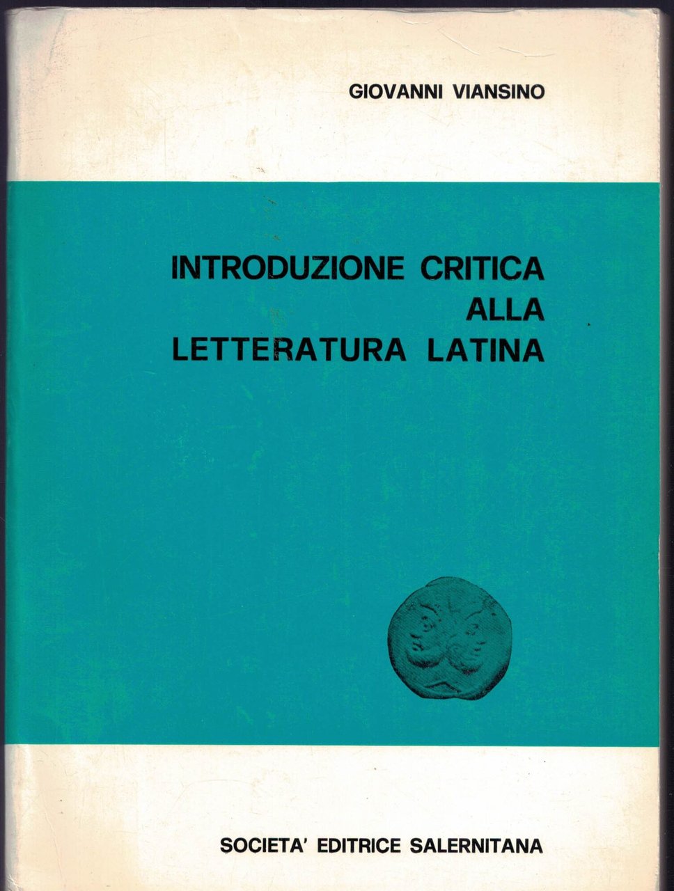 Introduzione critica alla letteratura latina | Immagine principale
