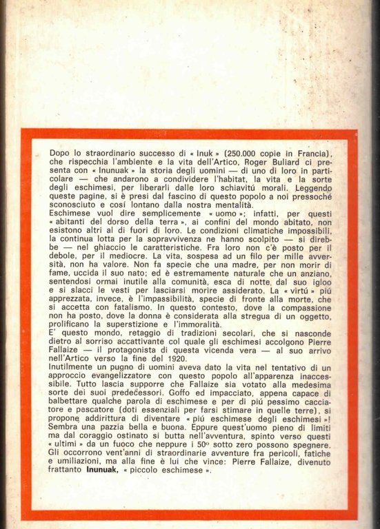 INUNUAK UNA VITA PER GLI ESCHIMESI