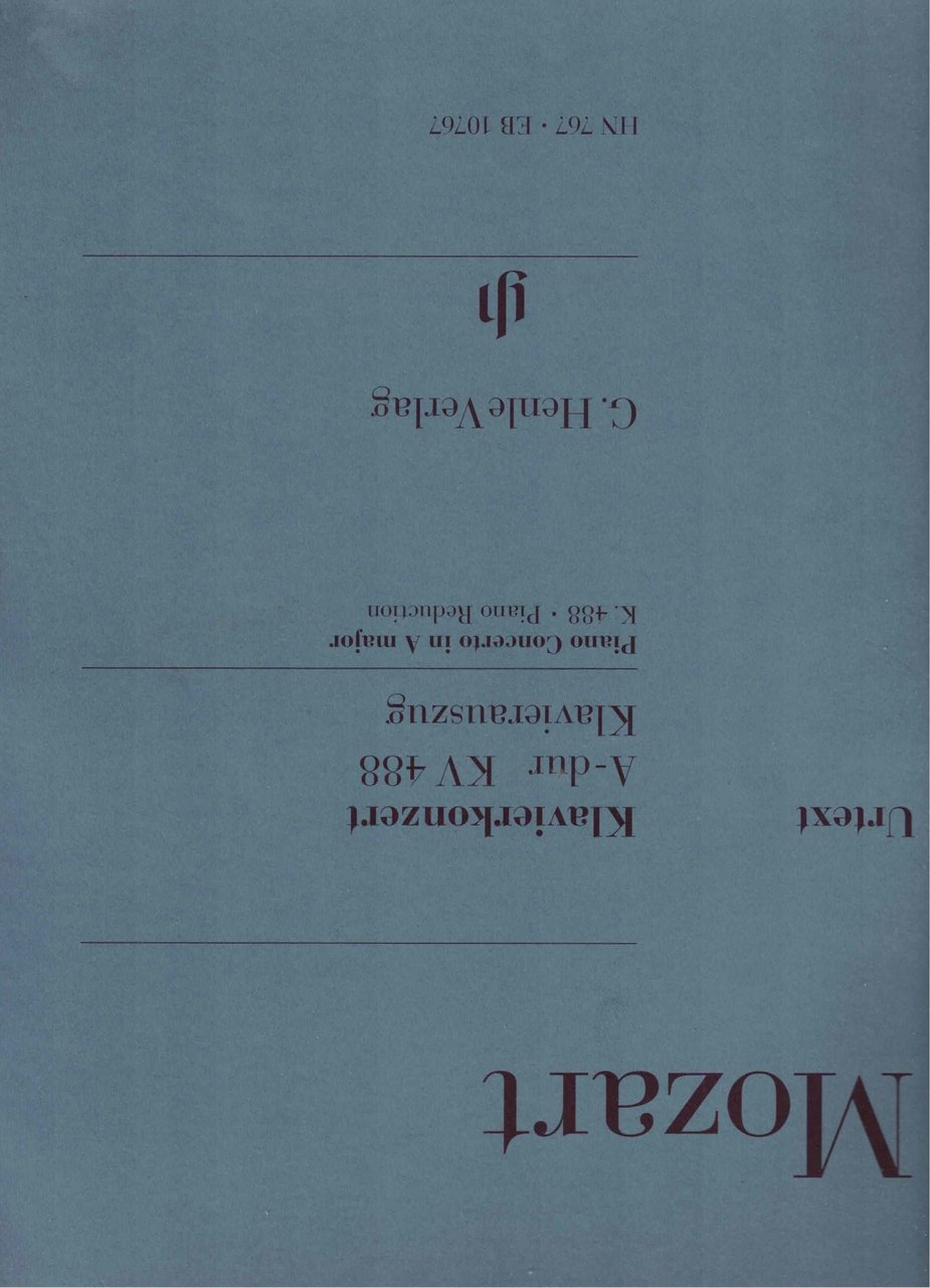 Konzert für Klavier und Orchester A-dur KV 488: Instrumentation: 2 …