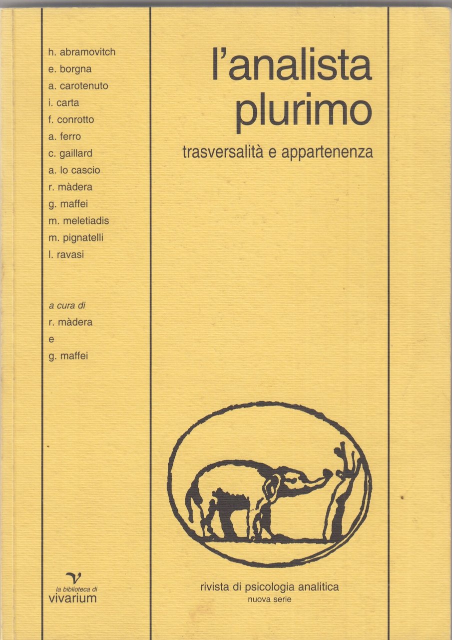 L'analista plurimo. Trasversalità e appartenenza | Immagine principale