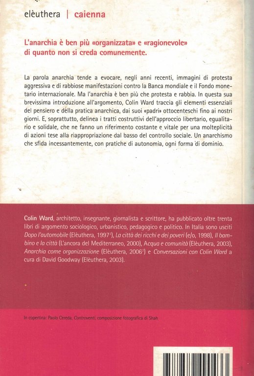 L'ANARCHIA-Un approcio essenziale