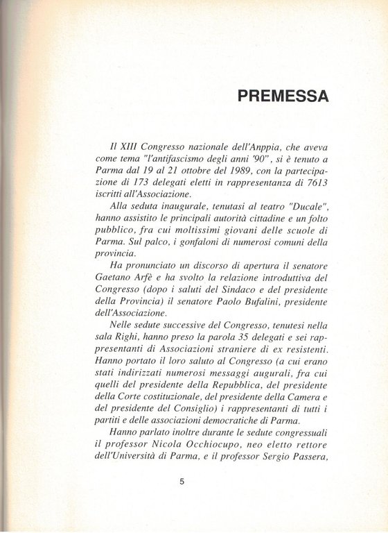 L'antifascismo degli anni '90