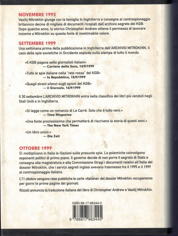 L' archivio Mitrokhin : le attivitÃ segrete del KGB in … | Immagine Gallery 2