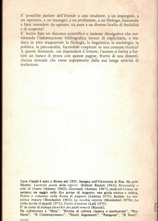 L'eros freddo-Studi sull'Eneide | Immagine Gallery 2