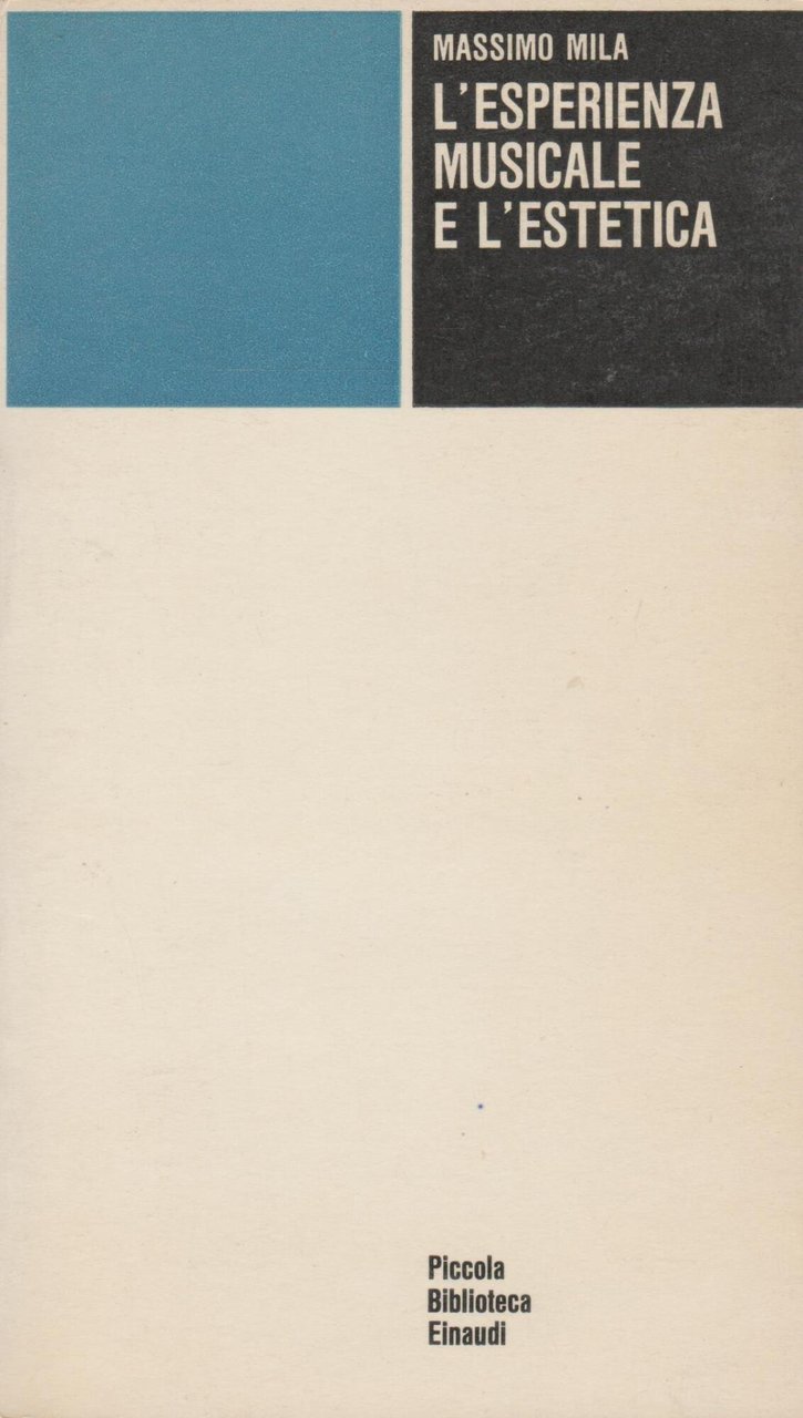 L'ESPERIENZA MUSICALE E L'ESTETICA | Immagine principale