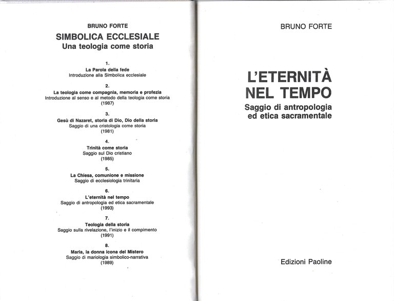 L'eternità nel tempo. Saggio di antropologia ed etica sacramentale | Immagine Gallery 3