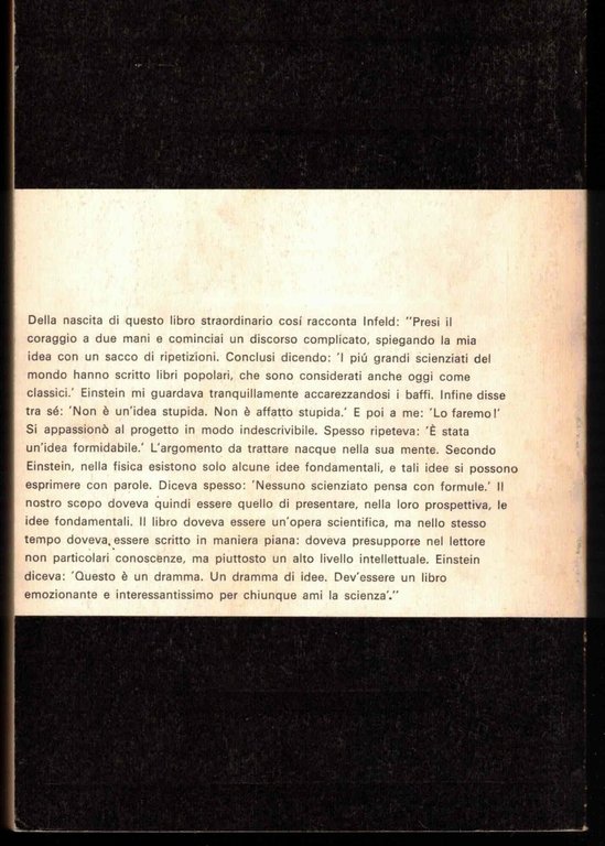 L'EVOLUZIONE DELLA FISICA. Sviluppo delle idee dai concetti iniziali alla …