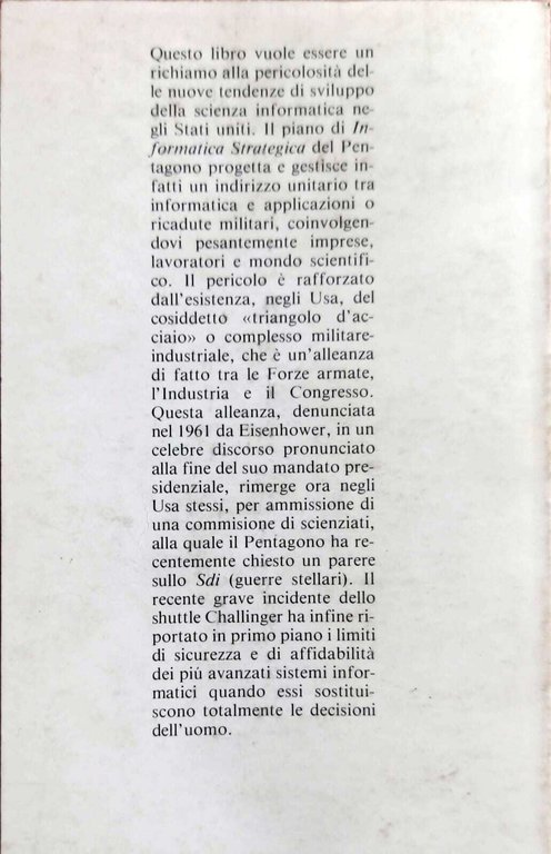 L'INFORMATICA MILITARIZZATA NEGLI USA