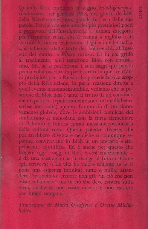 L'intelligencija e la rivoluzione