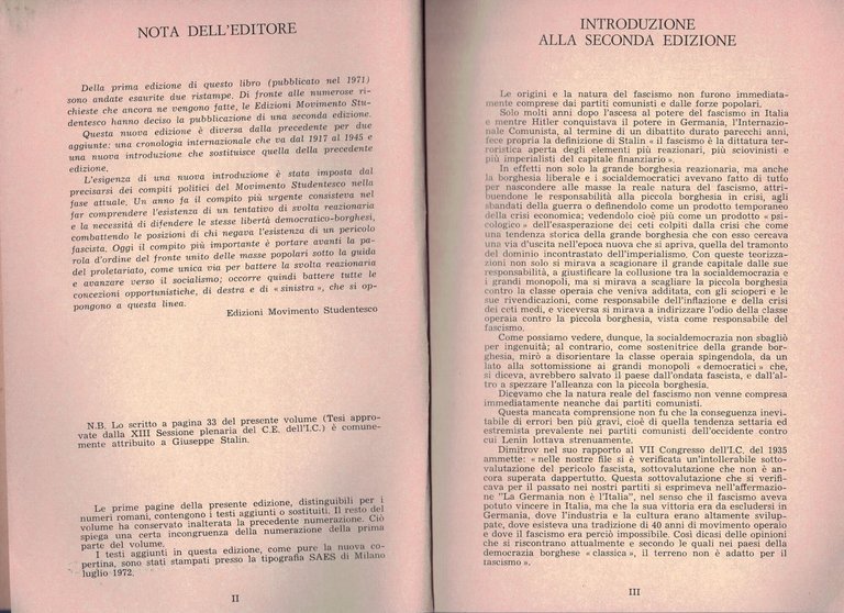 L'Internazionale Comunista e il fascismo