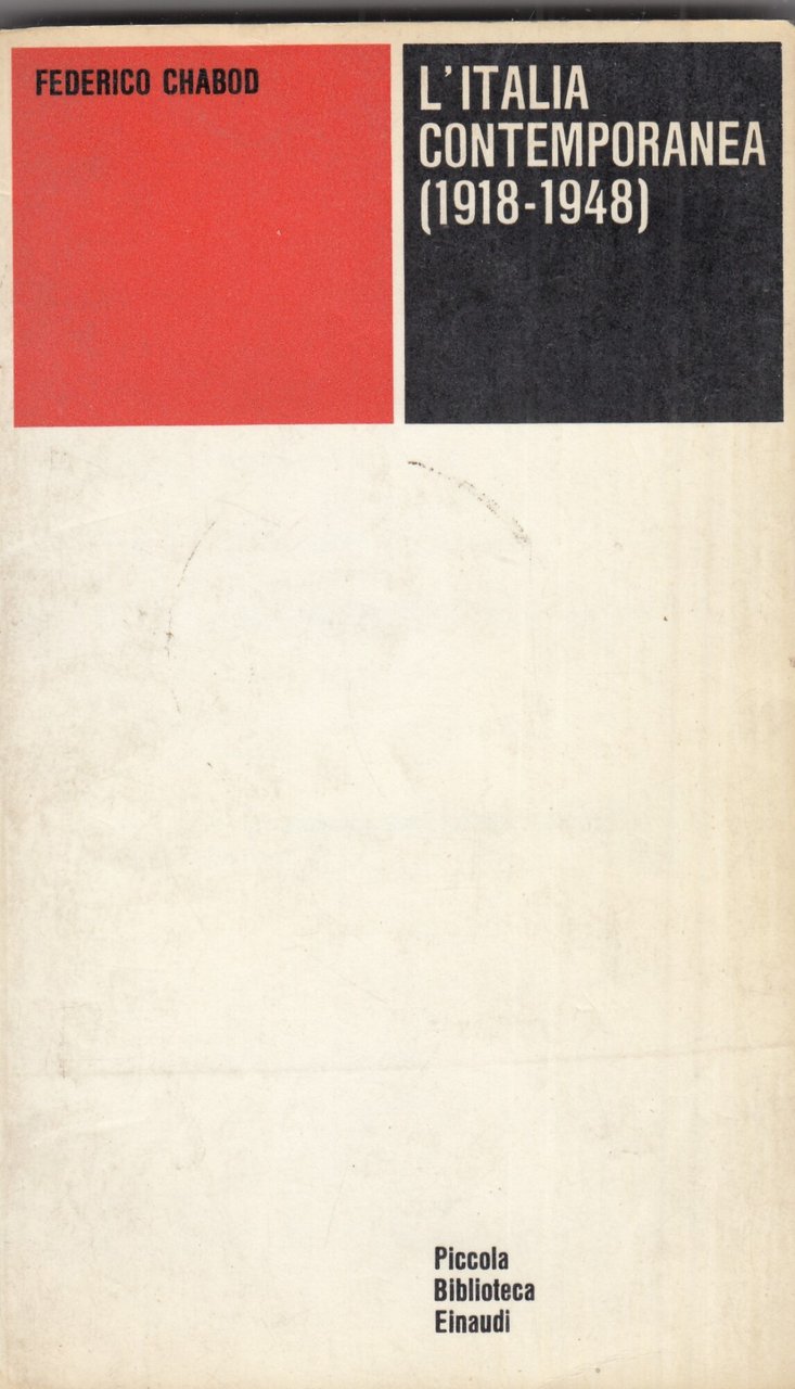 L'italia contemporanea 1918-1948