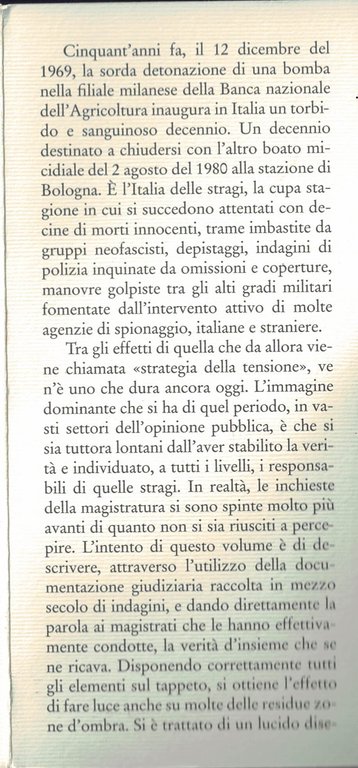 L'Italia delle stragi. Le trame eversive nella ricostruzione dei magistrati …