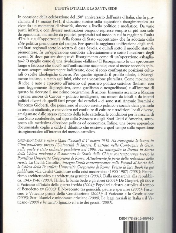 L'unità d'Italia e la Santa Sede | Immagine Gallery 2