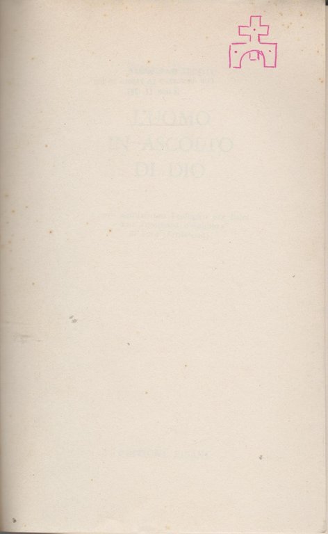 L'UOMO IN ASCOLTO