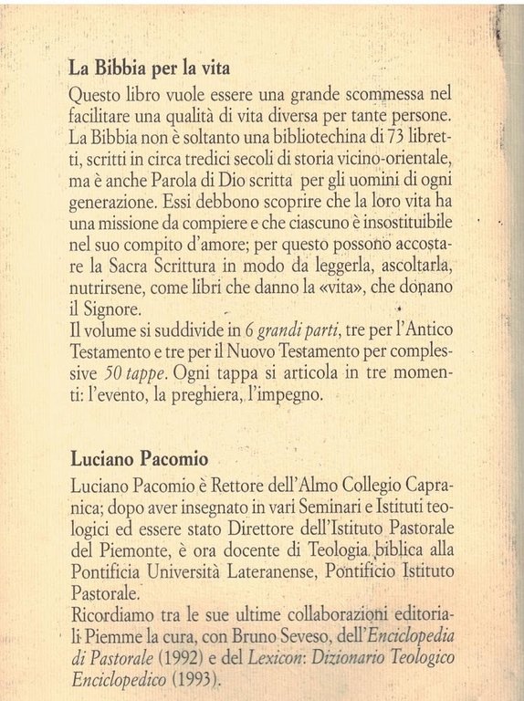 La bibbia per la vita. 50 tappe con l'evento, la …