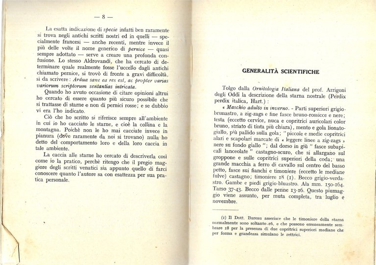 La caccia alle starne