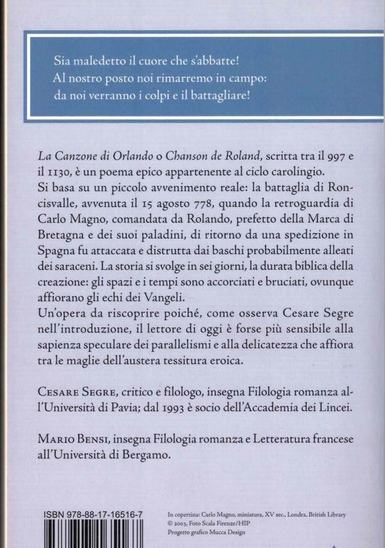 La canzone di Orlando