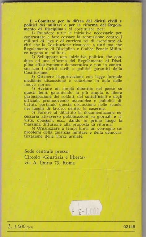La controriforma militare.