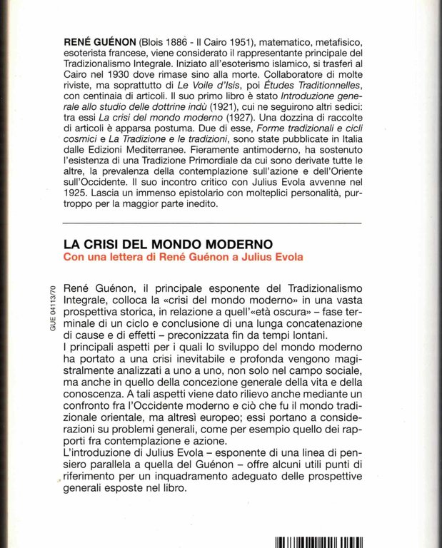 La crisi del mondo moderno | Immagine Gallery 2