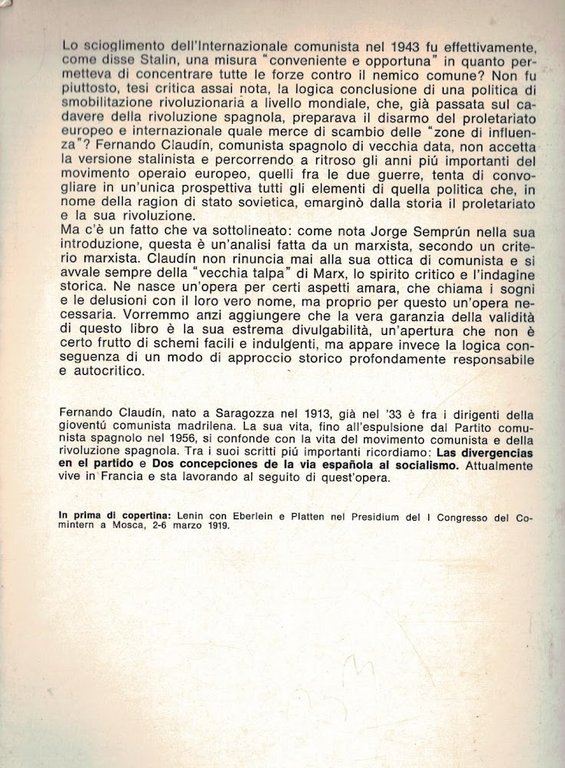 La crisi del movimento comunista