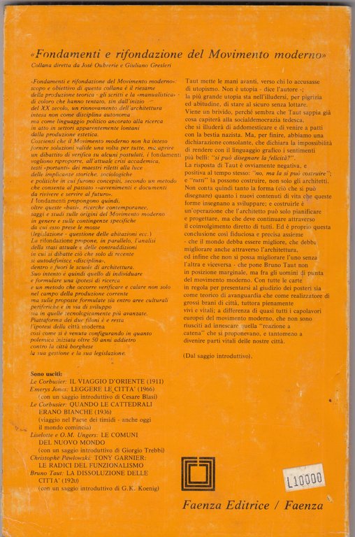 La dissoluzione delle citta' oppure La terra una buona abitazione … | Immagine Gallery 2