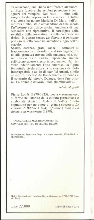 La donna e il burattino