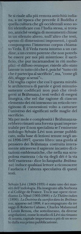 La dottrina del sacrificio nei brahmana | Immagine Gallery 2