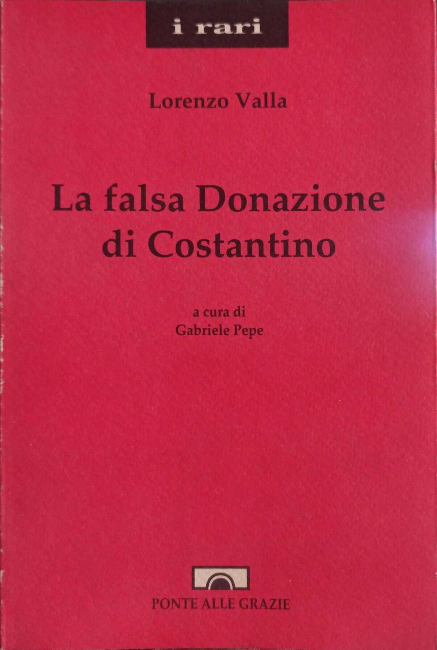 La falsa Donazione di Costantino