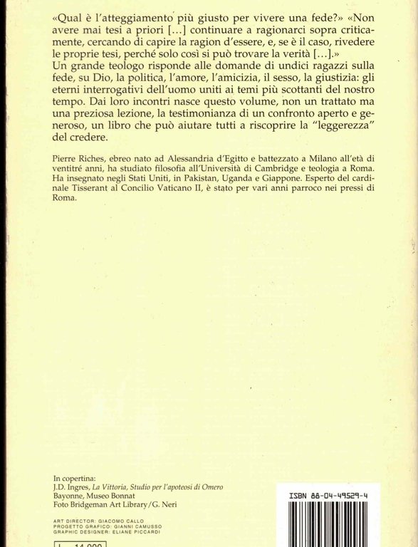 La fede è un bagaglio lieve